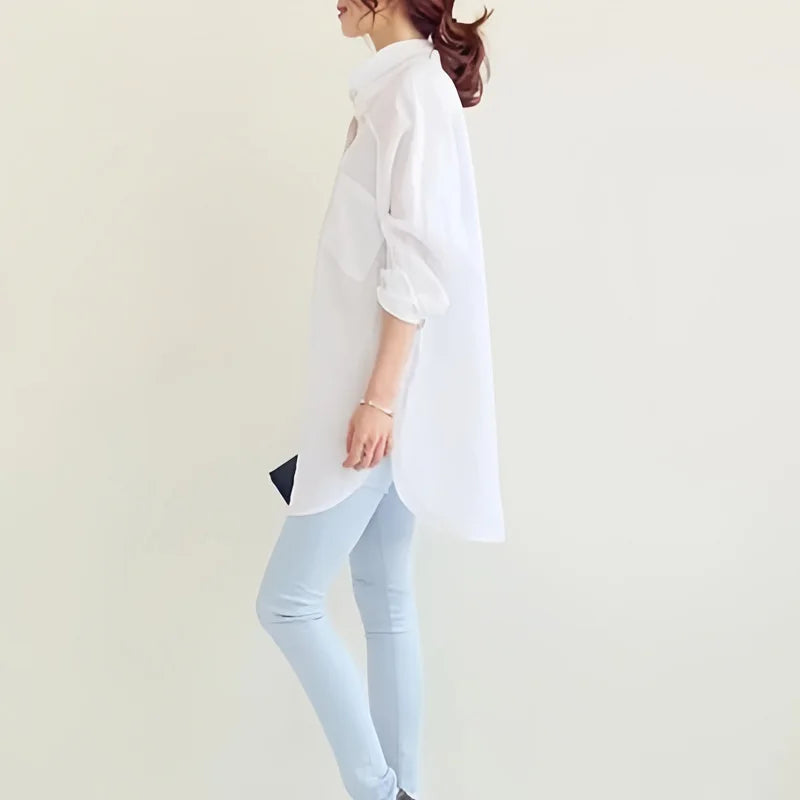 Kimberly Oversized Linen Button Up Shirt