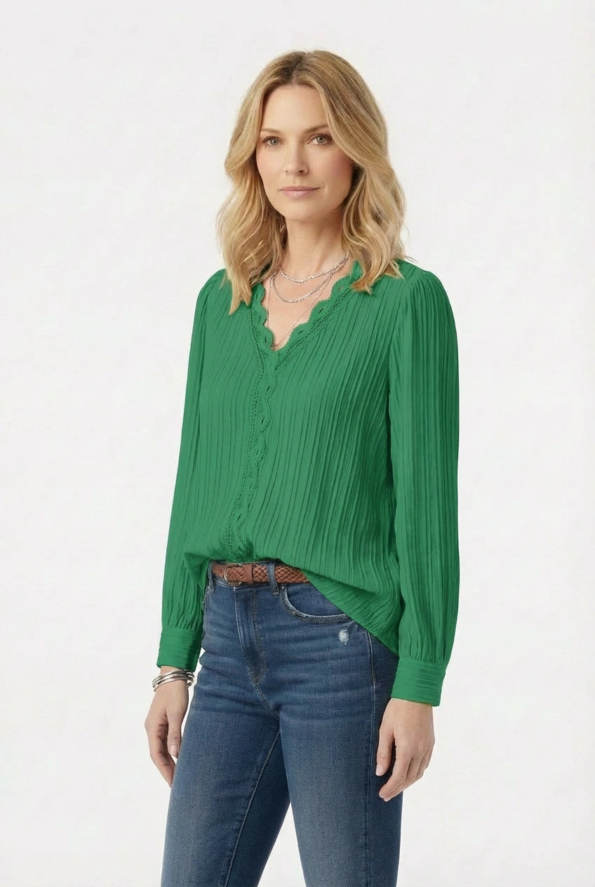Elena V-Neck Blouse